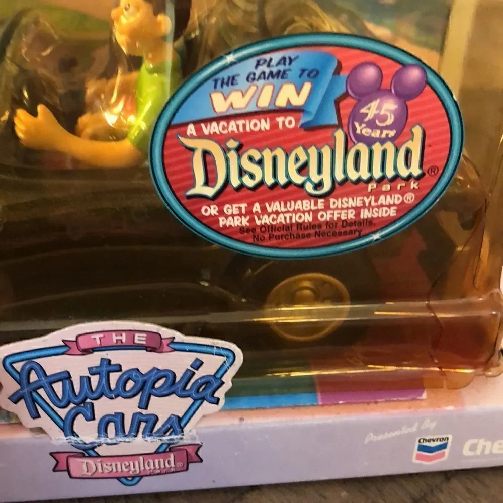 Disney’s Autopia Chevron Ltd Ed 2000 Pull Back Car with Mouseketeers Driving.